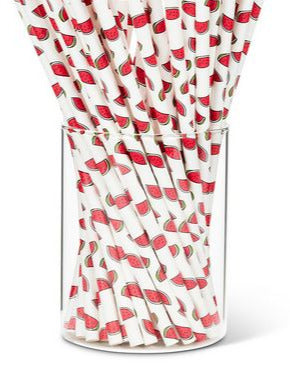 Eco-Friendly Fun Paper Straws - 100 Pieces