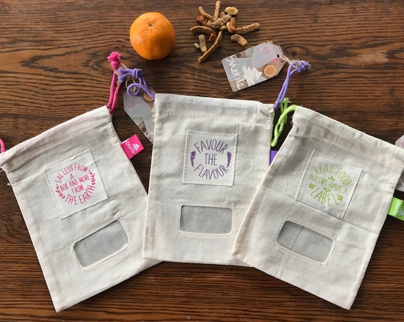 Reusable Bulk Food Bag -  snack bag, dry goods bag