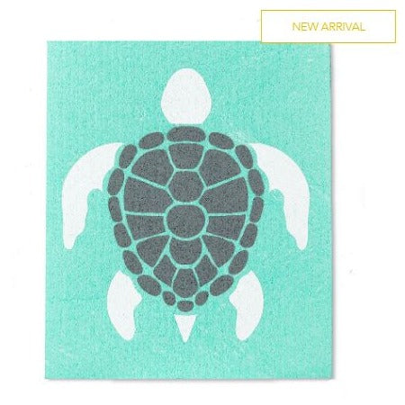 Sea Turtles Swedish Dishcloth Set of 2