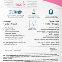 Tru Earth Eco Strips Laundry Degergent- Unscented 32 Loads
