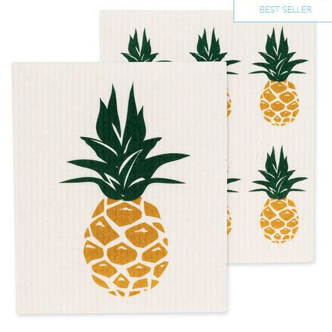 Swedish Dish Cloth Pineapple Set of 2