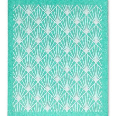 Art Deco Graphic Swedish Dishcloth Set of 2
