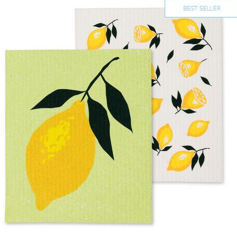 Swedish Dish Cloth Lemons - Set of 2