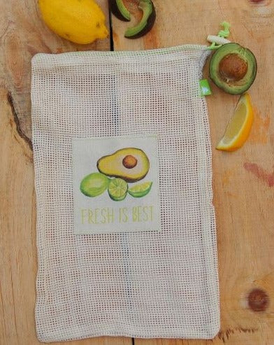 Reusable Produce Bag -  reusable grocery bag, produce bag, bulk food bag, vegetable bags, dry goods bag, mesh bag