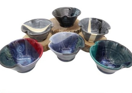 Mini Wavy Pottery Bowl