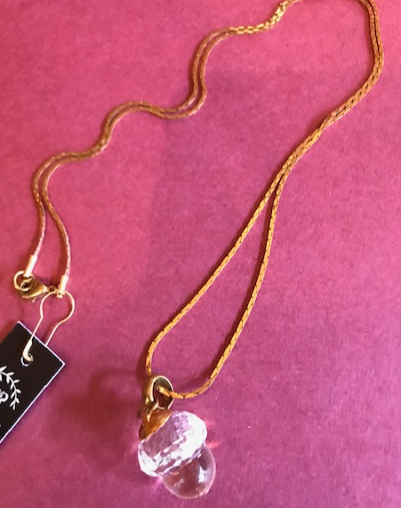 Swarovski Squirrelly Acorn Necklace
