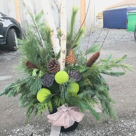 Christmas Porch Bucket Arrangement Workshop Nov 15 7-9pm