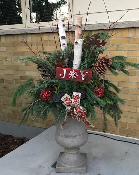 Christmas Porch Bucket Arrangement Workshop Nov 19 1-3pm