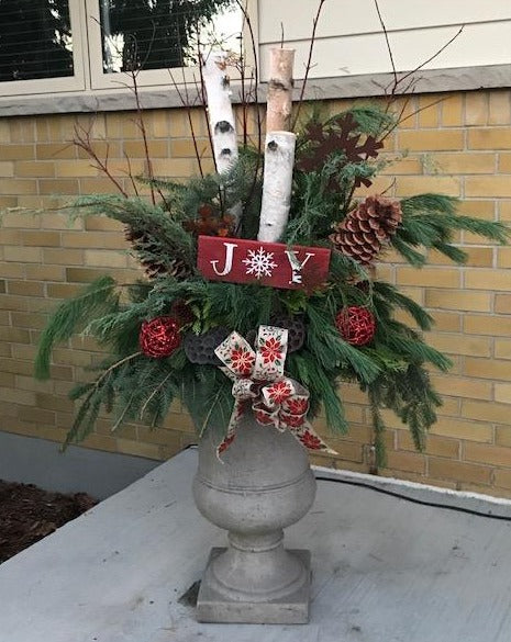 Christmas Porch Bucket Arrangement Workshop Nov 12 7-9pm