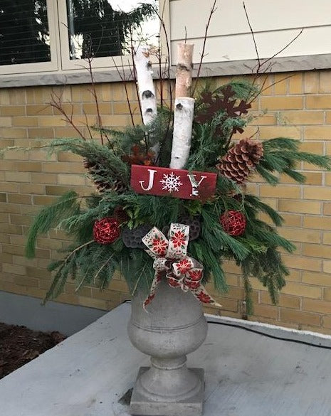 Christmas Porch Bucket Arrangement Workshop Nov 10 7-9pm