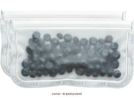 Re Zip Lay-flat Snack Leakproof Re Usable Storage Bags 2-pack