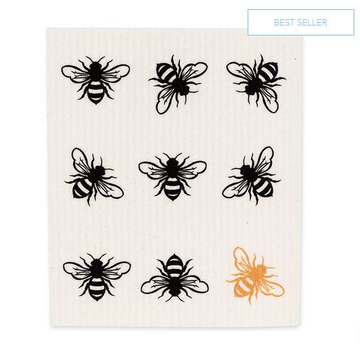 Swedish Dish Cloth Bees - Set of 2