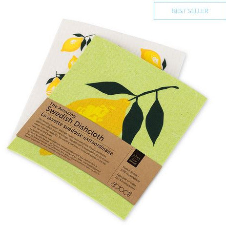 Swedish Dish Cloth Lemons - Set of 2