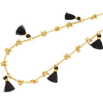 Athena Necklace with Clusters and Tassels
