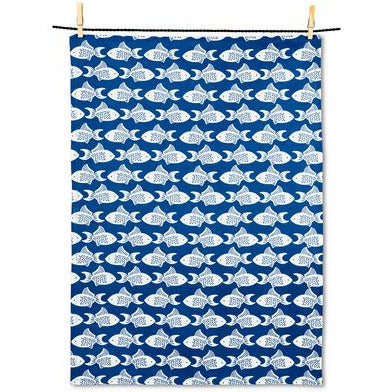 Swimming Fish Tea Towel