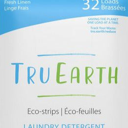Tru Earth Eco-strips Laundry Detergent (Fresh Linen) - 32 Loads