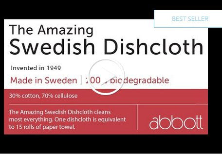 Swedish Dish Cloth Lake Rules Set of 2