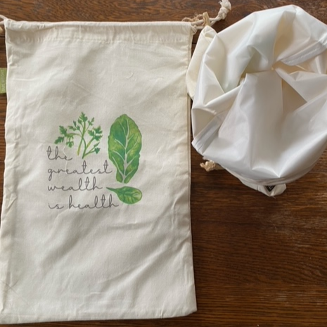 Stay Fresh Produce Bag -  reusable produce bag,  bulk food bag, vegetable bags,